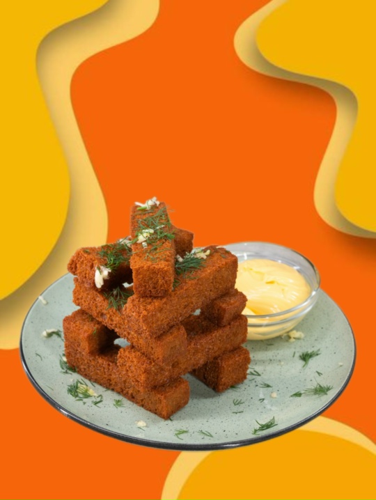 Гренки чесночные