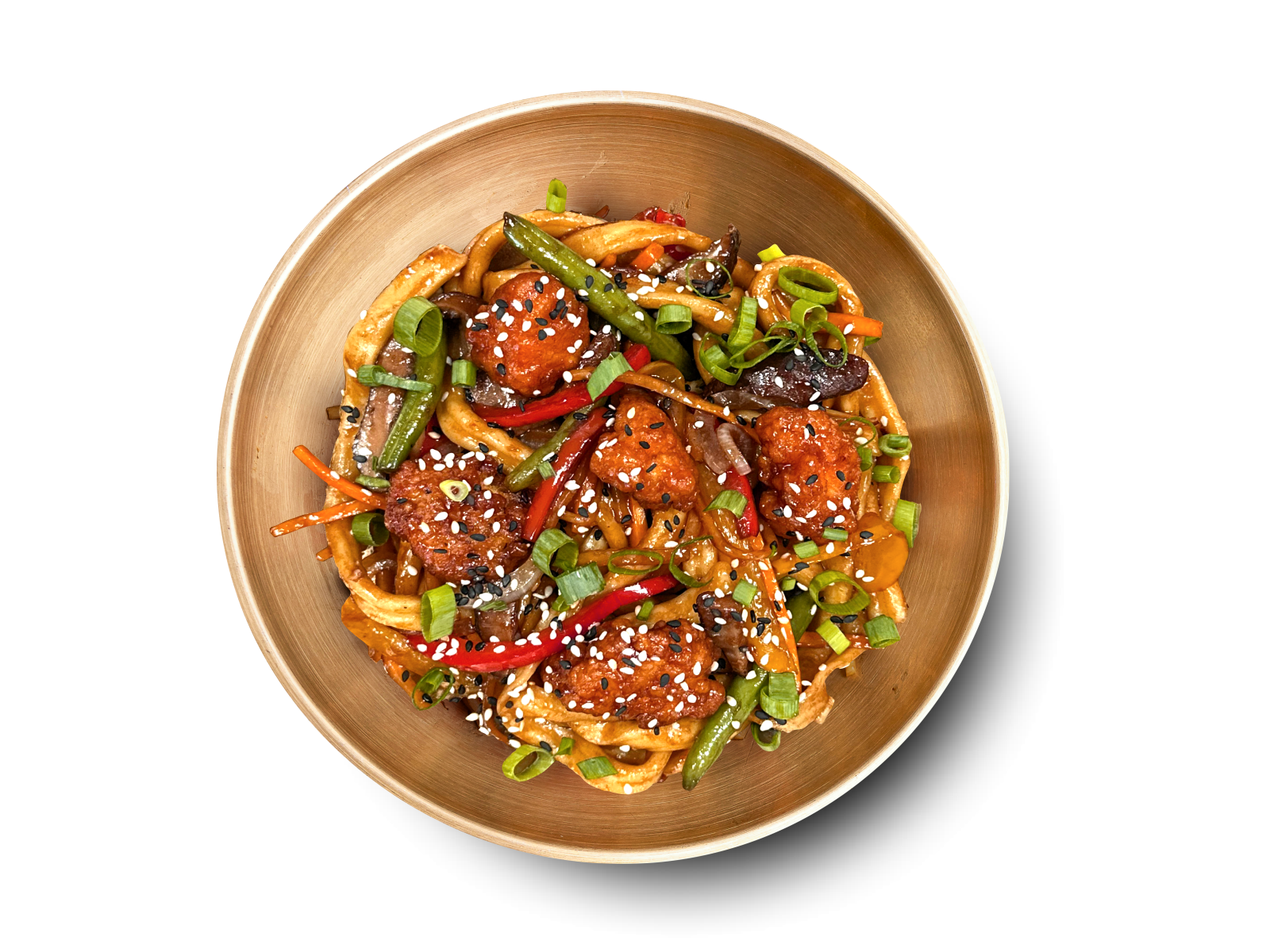 Лашпа Рамен острый терияки с Chicken Popcorn