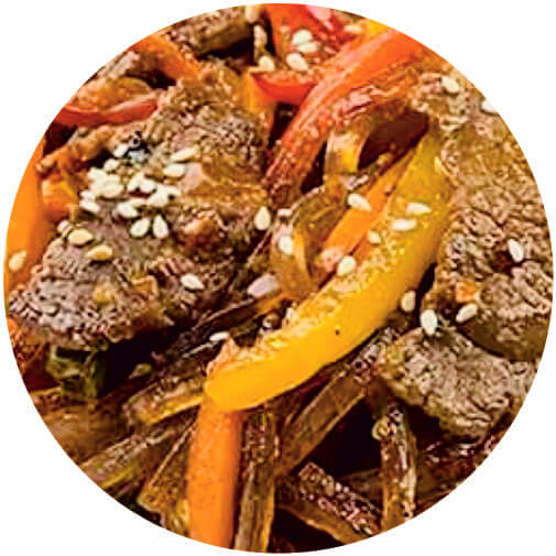 Харусамэ с говядиной