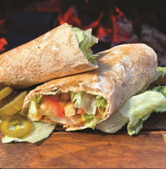 BBQ ролл с наггетсами