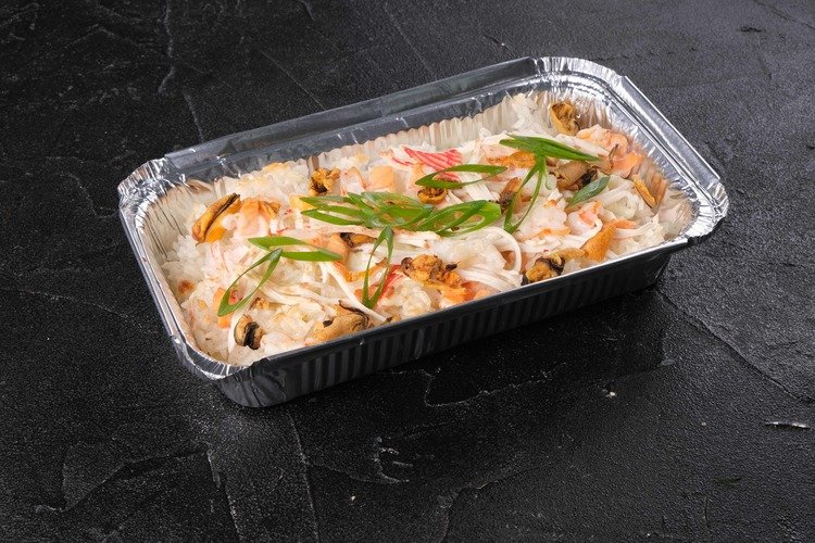 Рис с морепродуктами