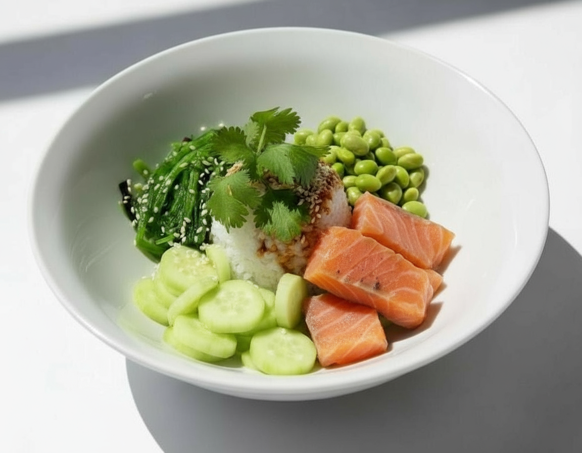 Поке с лососем