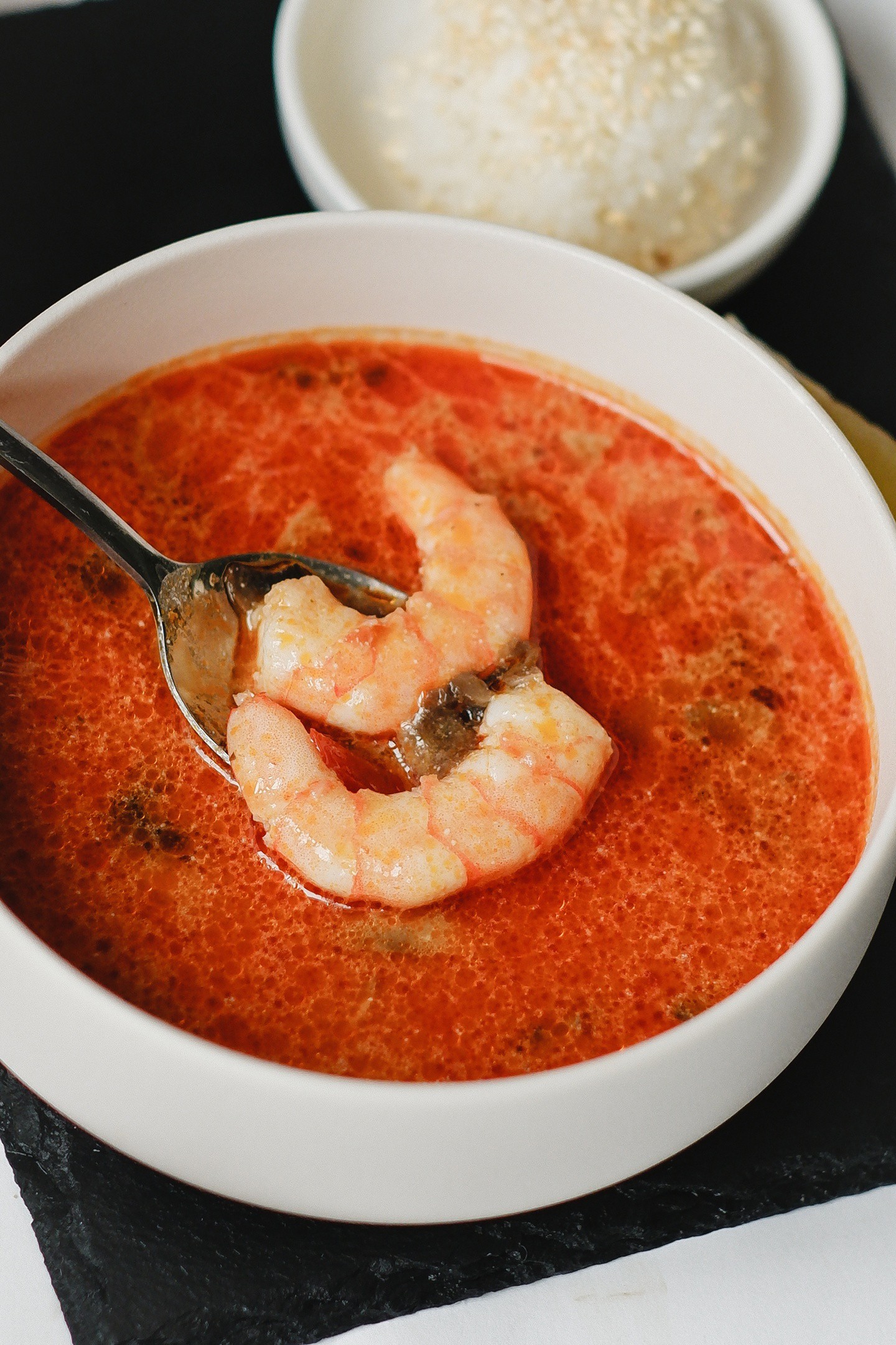 Суп Том-Ям с морепродуктами.