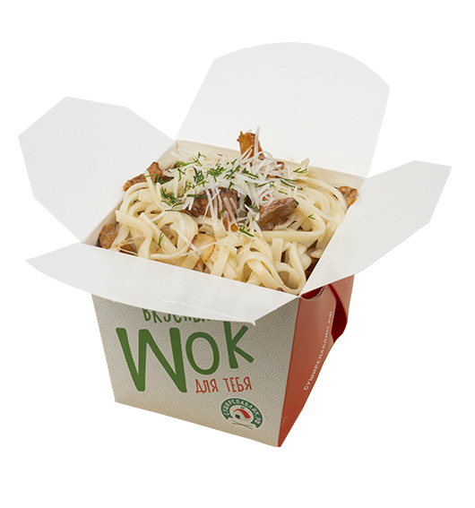 Удон с лисичками