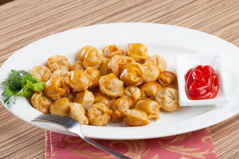 Пельмени жаренные