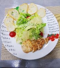 Цезарь с курицей