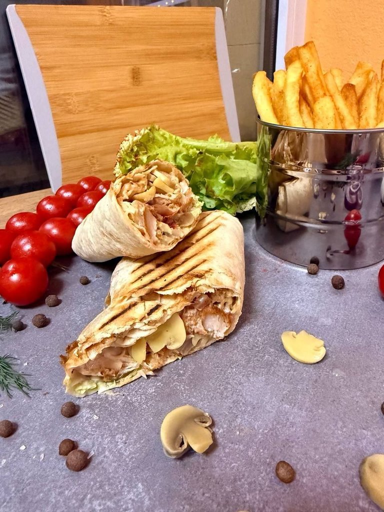 Шаурма "Грибная" курица