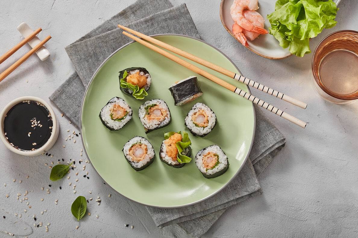 Креветки с соусом спайси