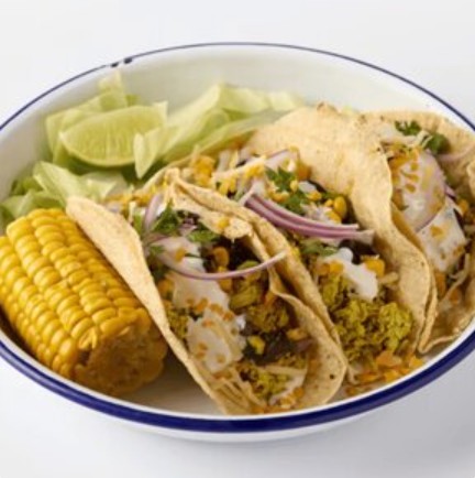 Тако с курицей 3 лодочки