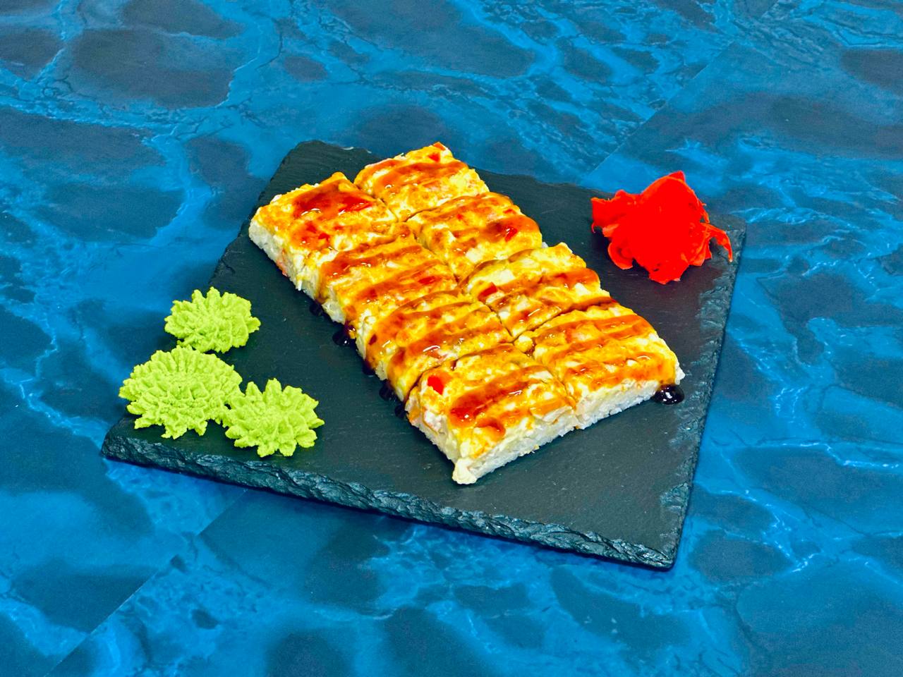 Сусипицца с курицей