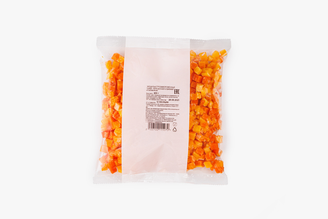 Тыква кубиками Айс(Продукт замороженный)