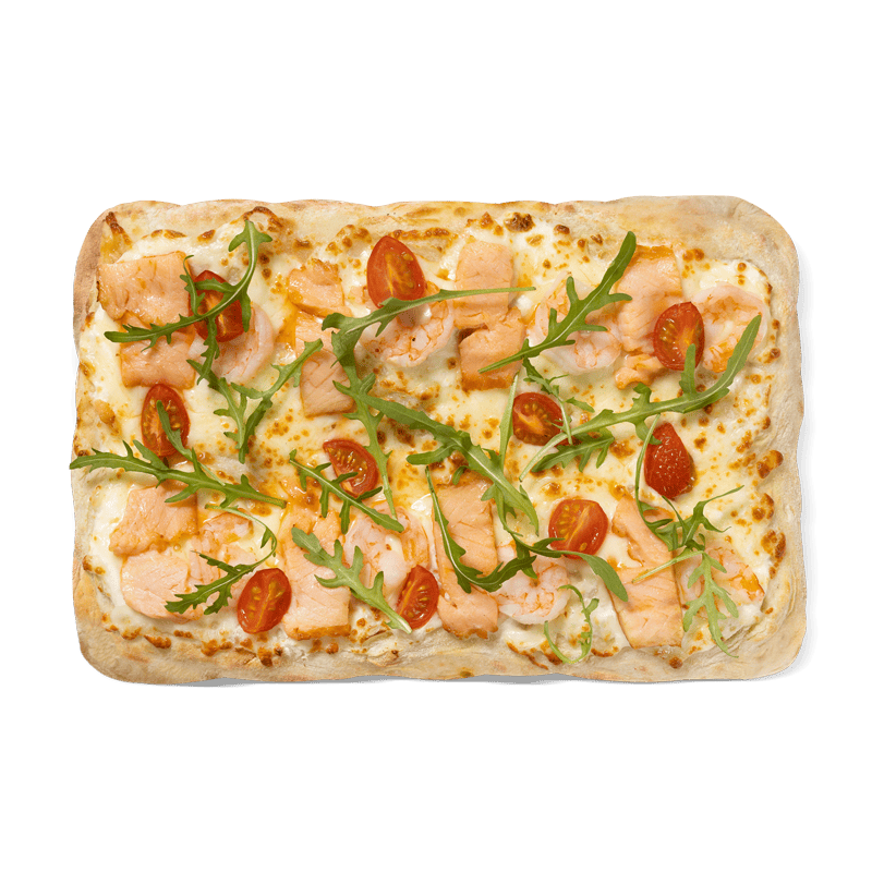 Римская пицца "С морепродуктами" 20*30см