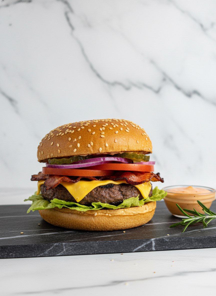 Бургер "Мясо-Бекон"