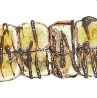 Ролл блинный с бананом