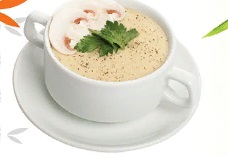 Крем-суп с шампиньонами