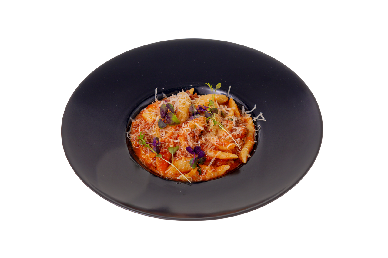 Ньокки картофельные с рваной говядиной