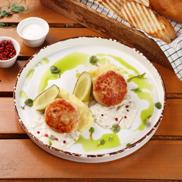 Куриные биточки как в детстве
