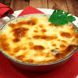 Жюльен с курицей и грибами