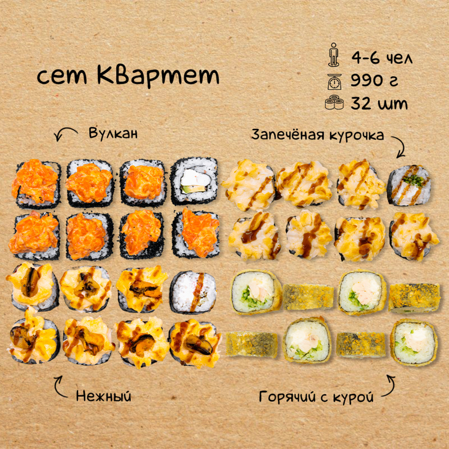 сет "Квартет"