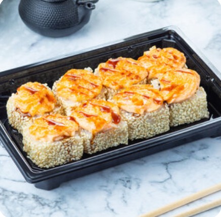 Запечённый ролл Лосось Яки