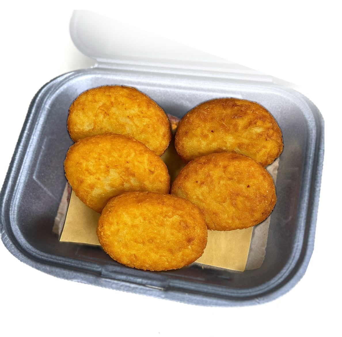 Дранники картофельные 5шт со сметаной 