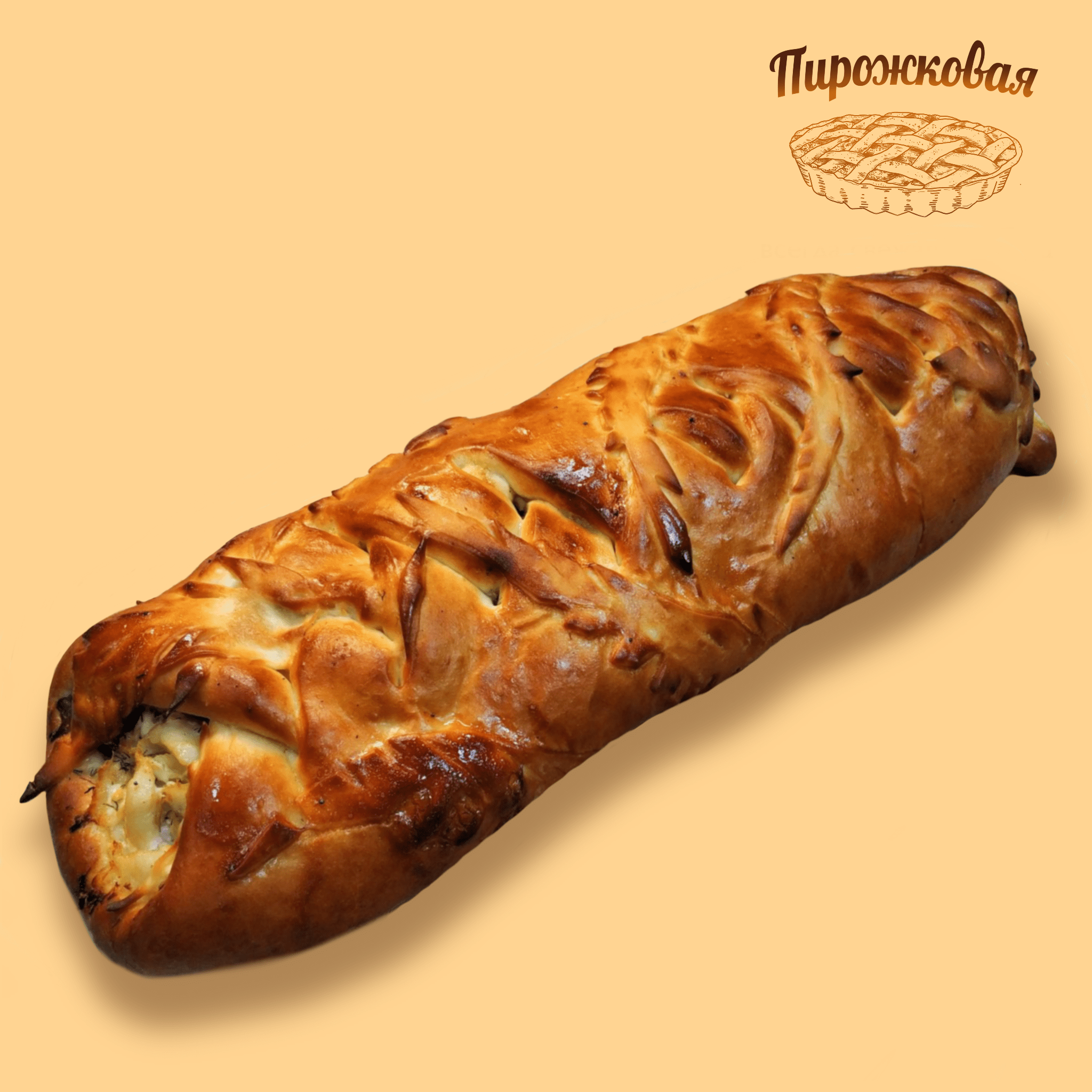 Пирог с палтусом 0.5кг