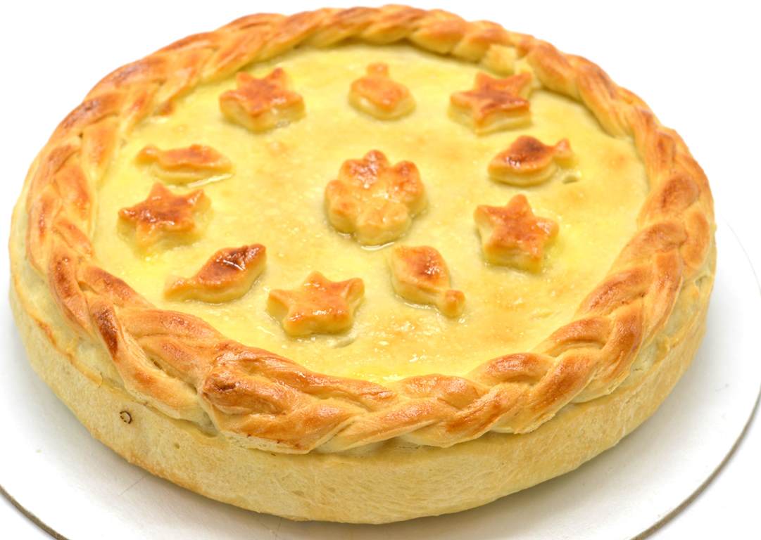 Пирог с мясом и капустой