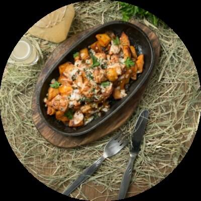 Мясная сковородка