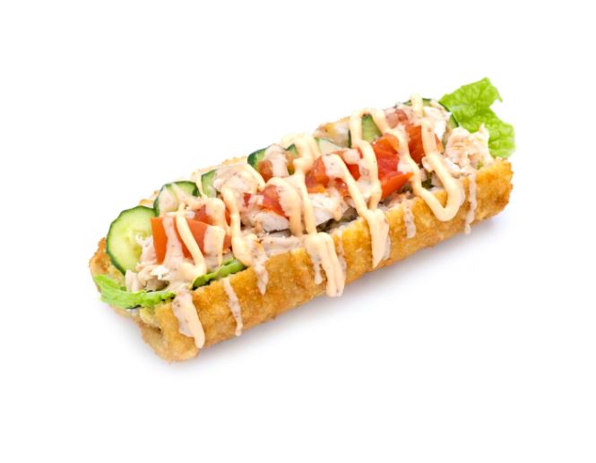 Хот-дог ролл с курицей