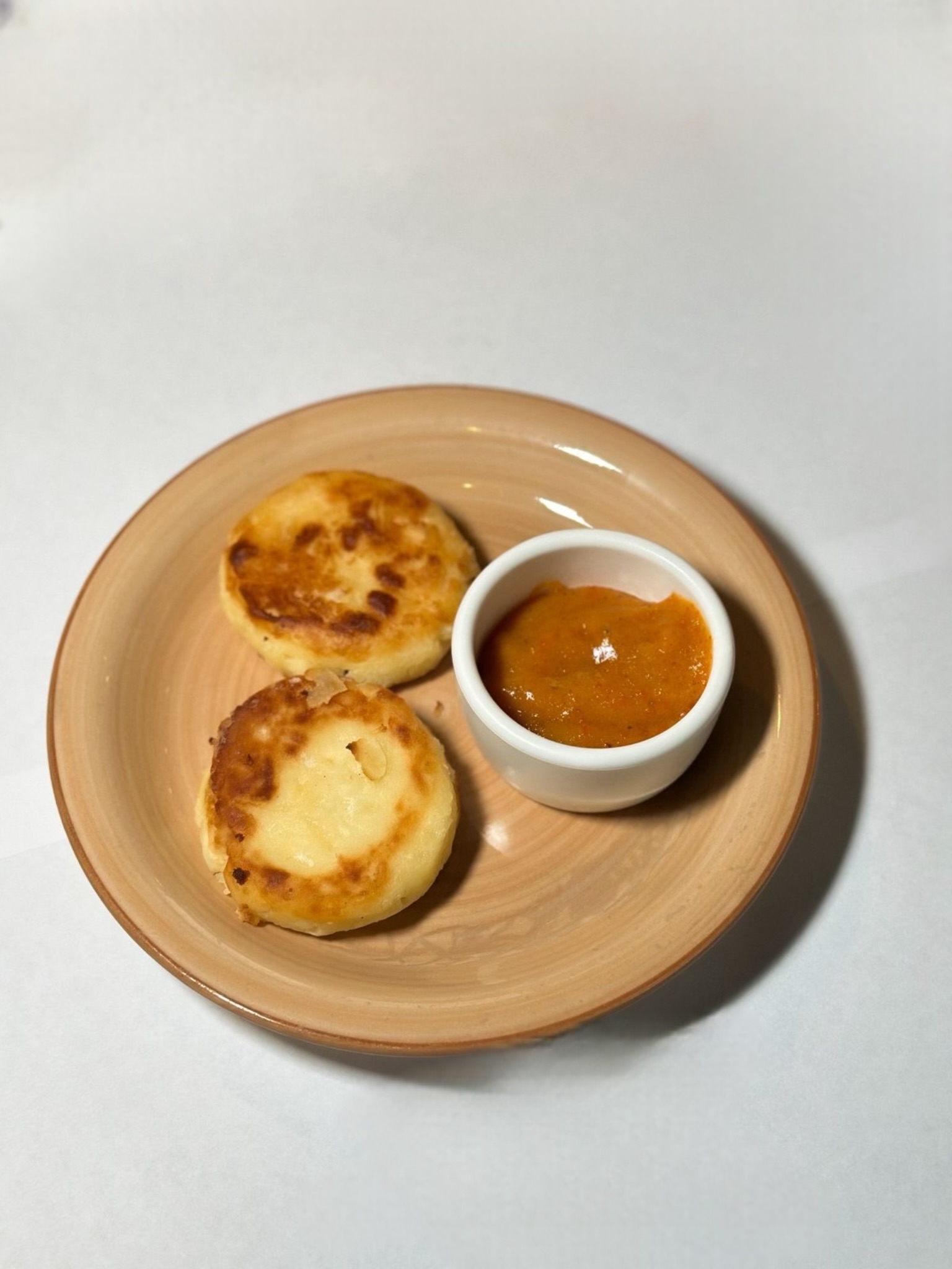 Сырники с джемом из хурмы