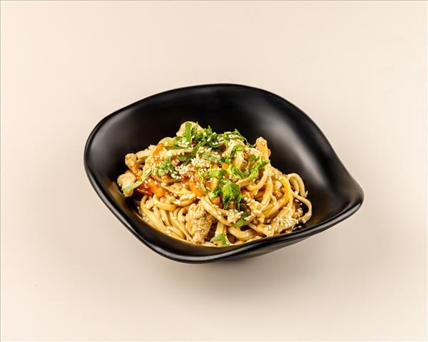 Лапша удон с курицей