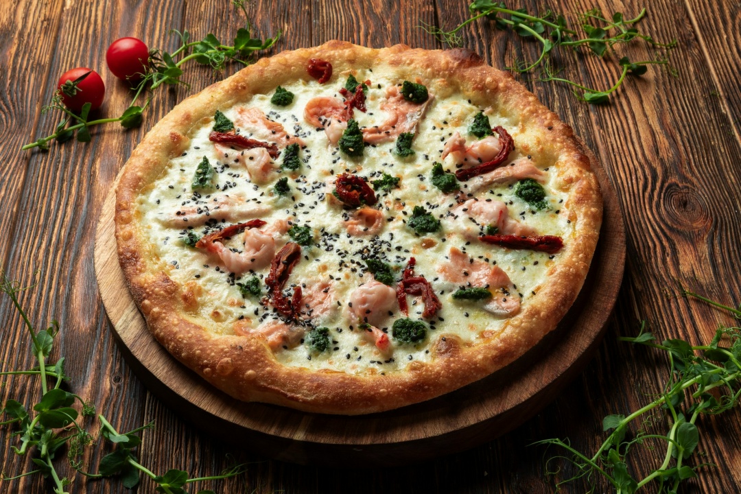 Лосось и креветка 20 см