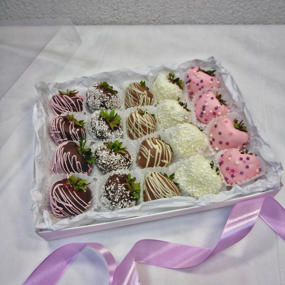 Клубника в шоколаде, набор 20шт