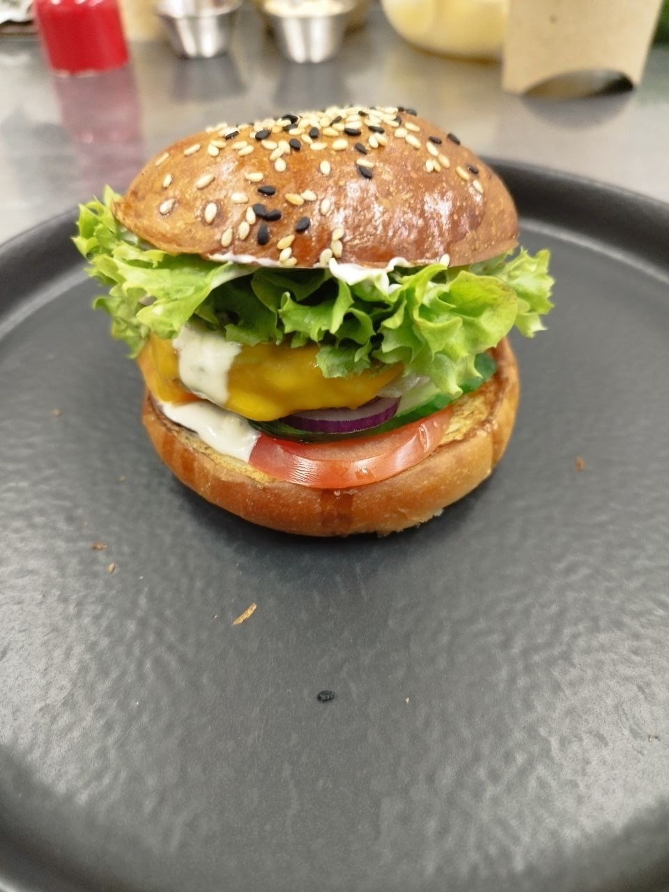 Бургер с курицей