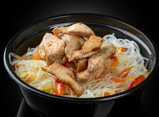 Фунчоза с курицей