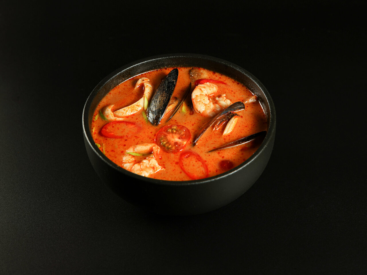 Том Ям с морепродуктами