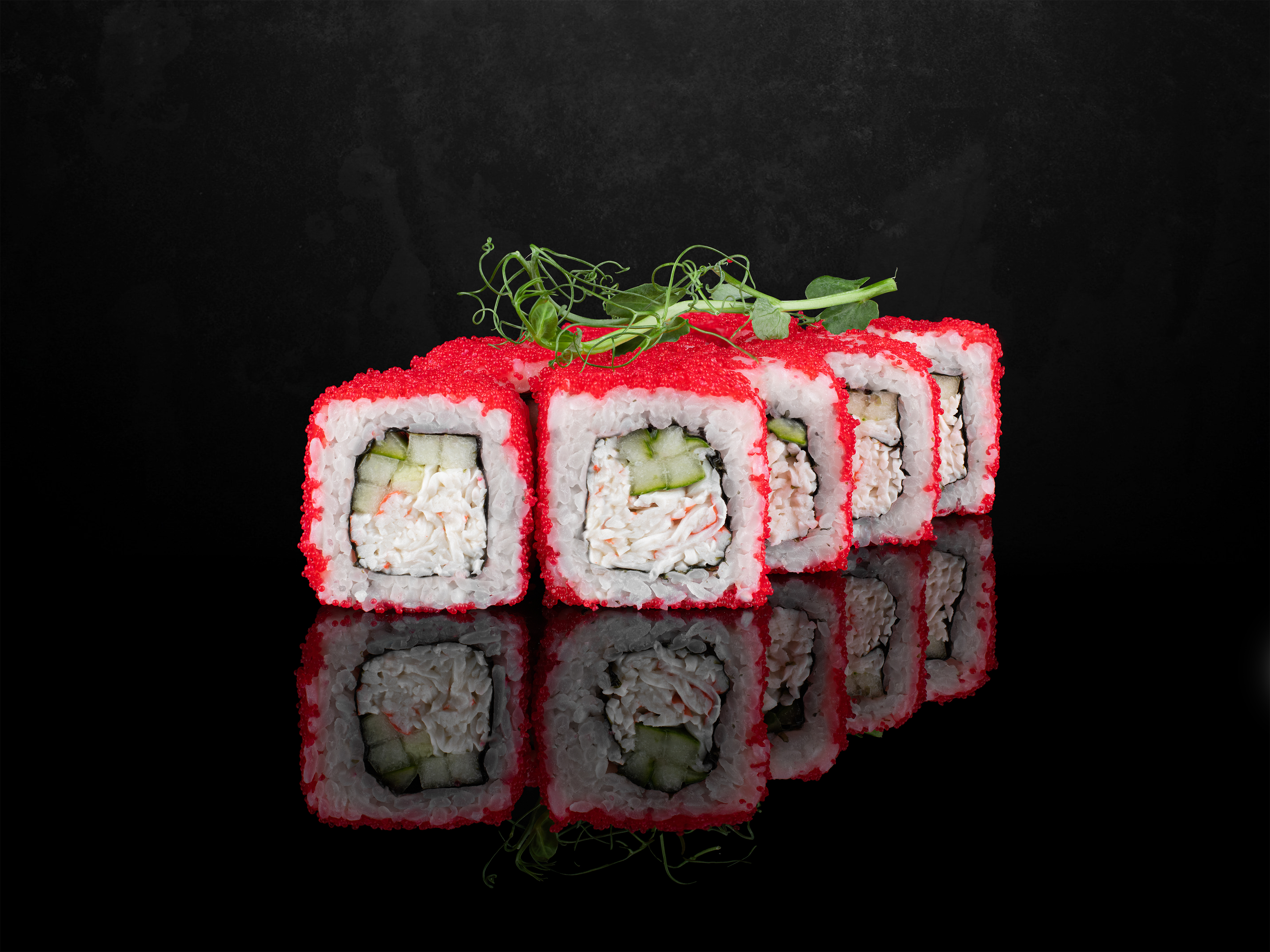 Калифорния краб в икре