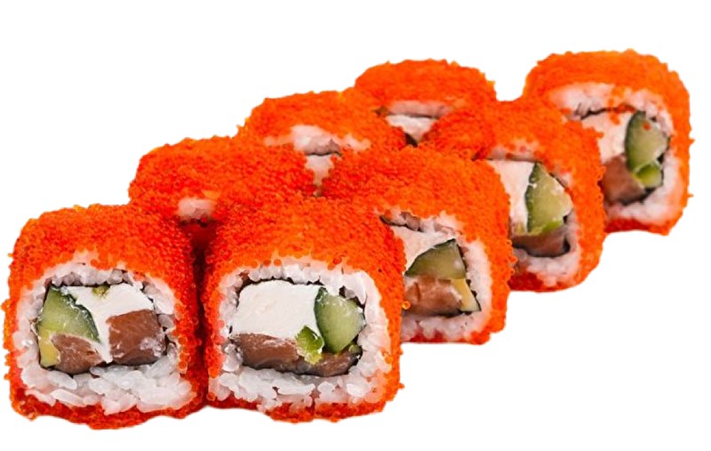 Ролл Калифорния с лососем