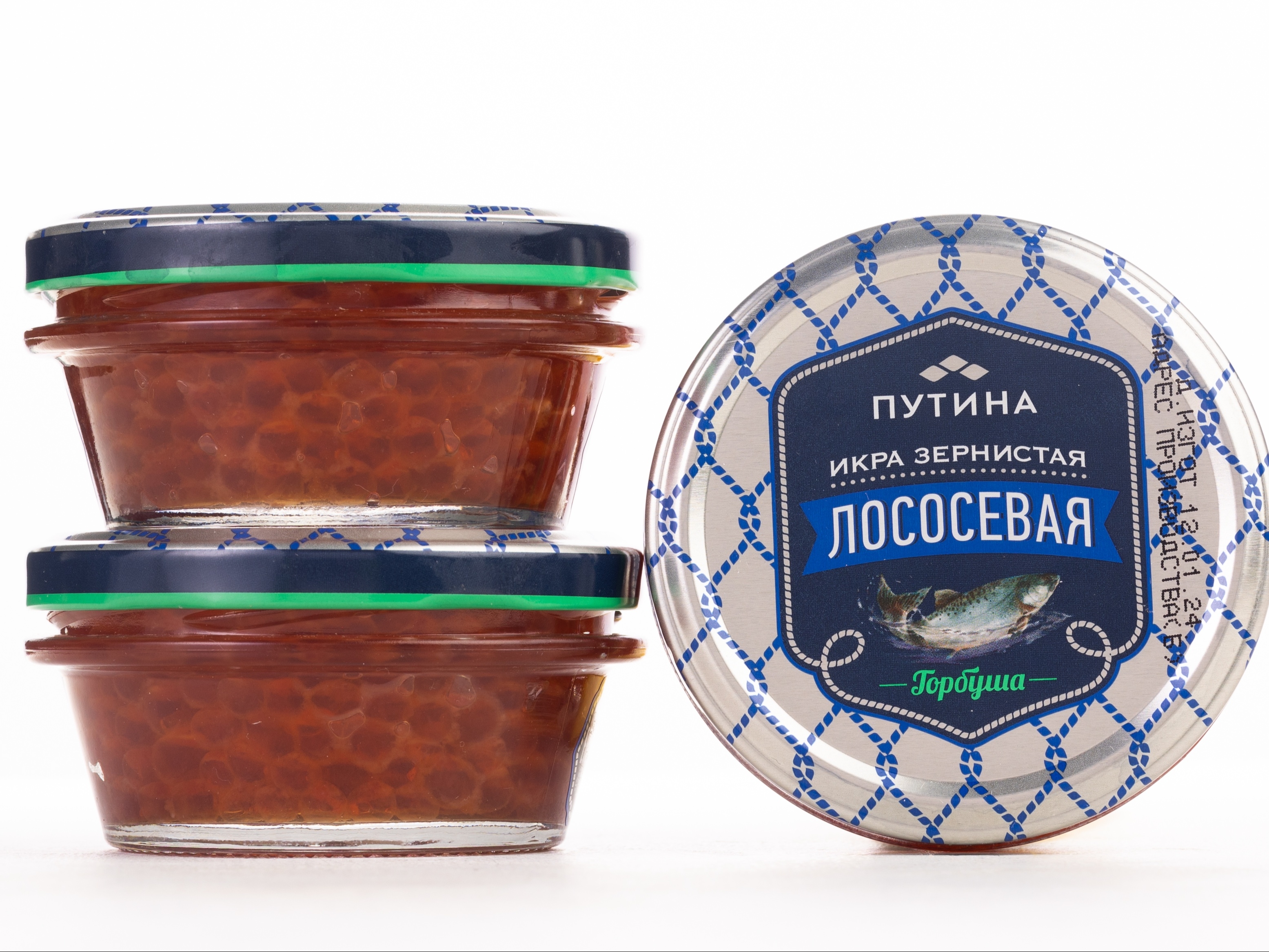 Икра красная лососевая 120 г