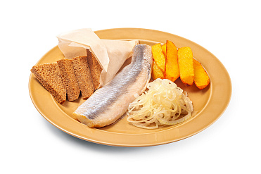 Закуска по-сибирски сельдь