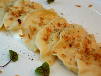 Вареники с картошкой и луком