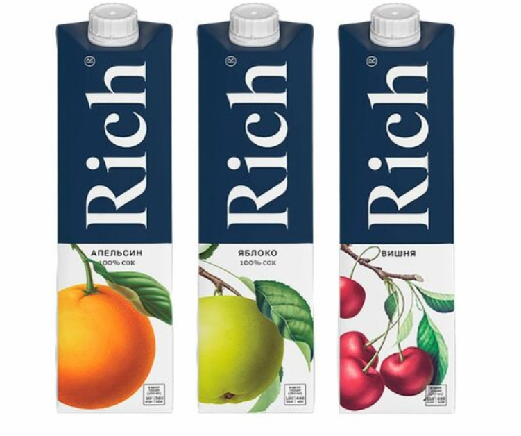 Сок Rich 1л уточняйте вкус в комментарии