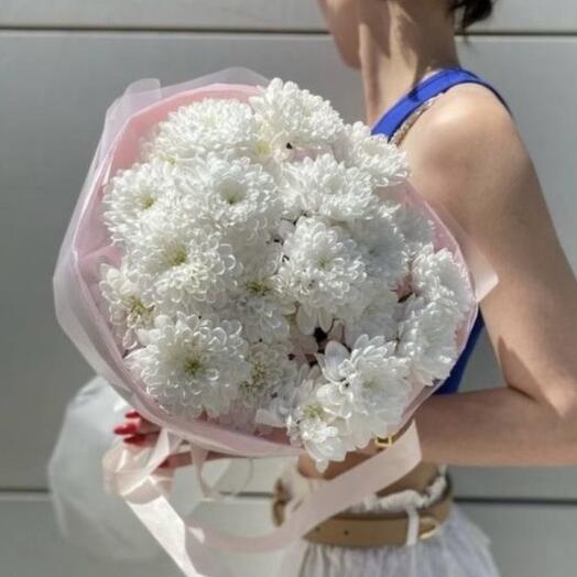 Хризантемы в авторской упаковке