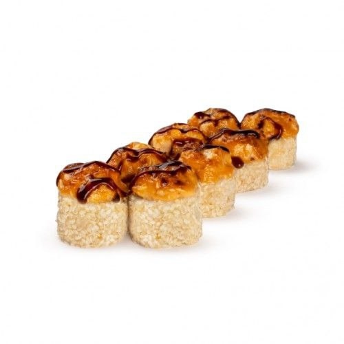 Запечённый ролл с крабом