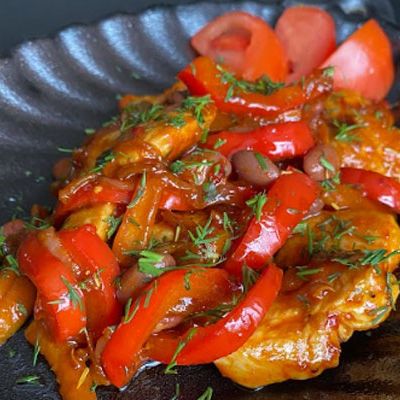 Горячая сковородка "по-мексикански"