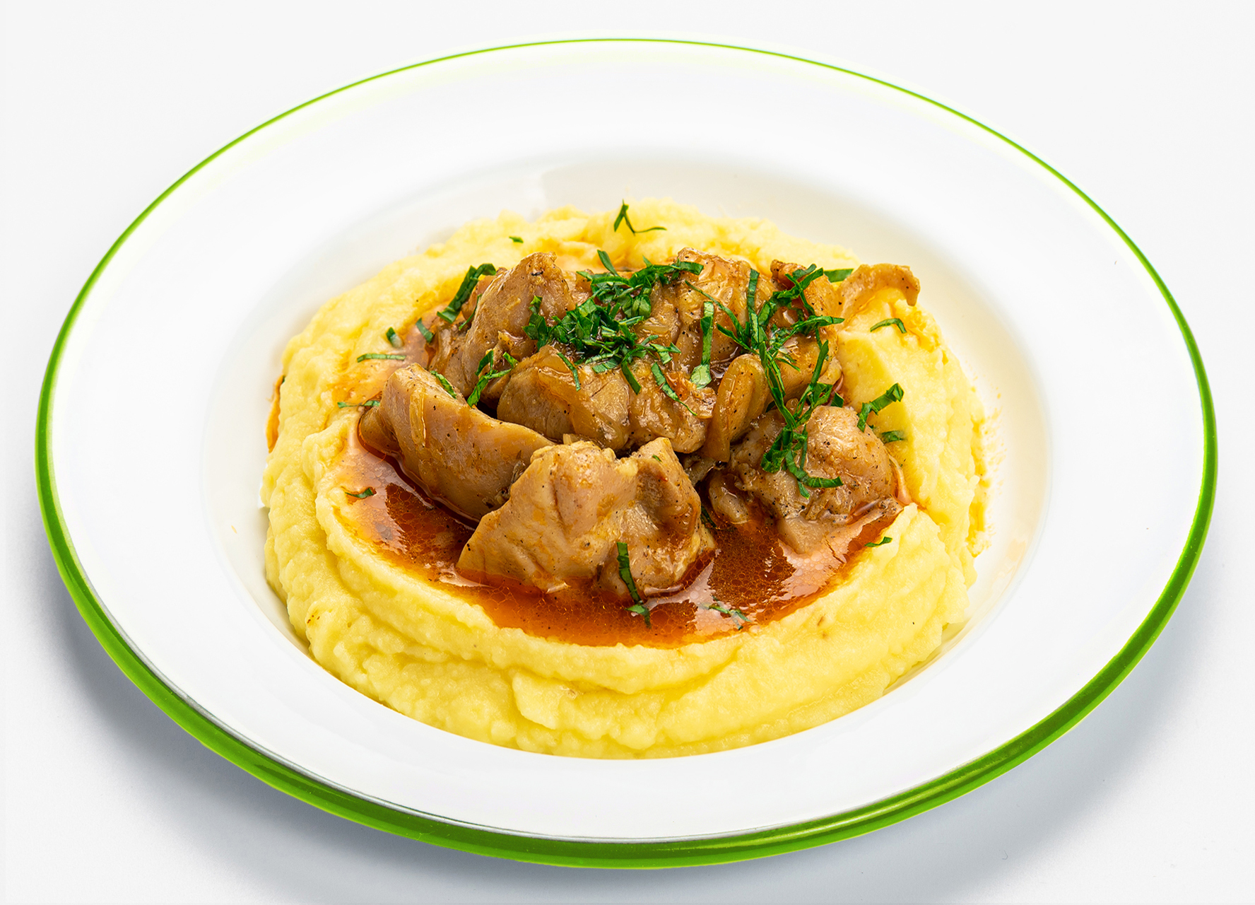 Чахохбили из курицы с пюре