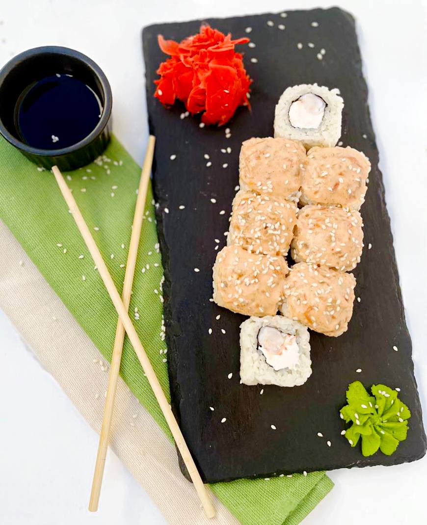 Цунами с креветкой.