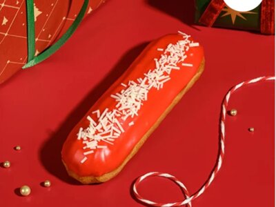 Эклер Малиновый новогодний