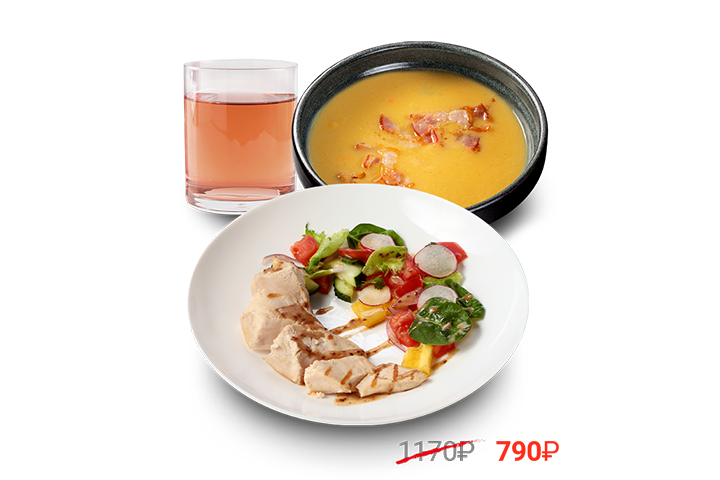 Ланч-комбо "Гороховый & Курица"