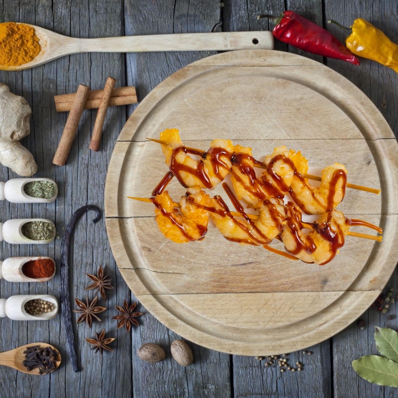 Мидии в беконе